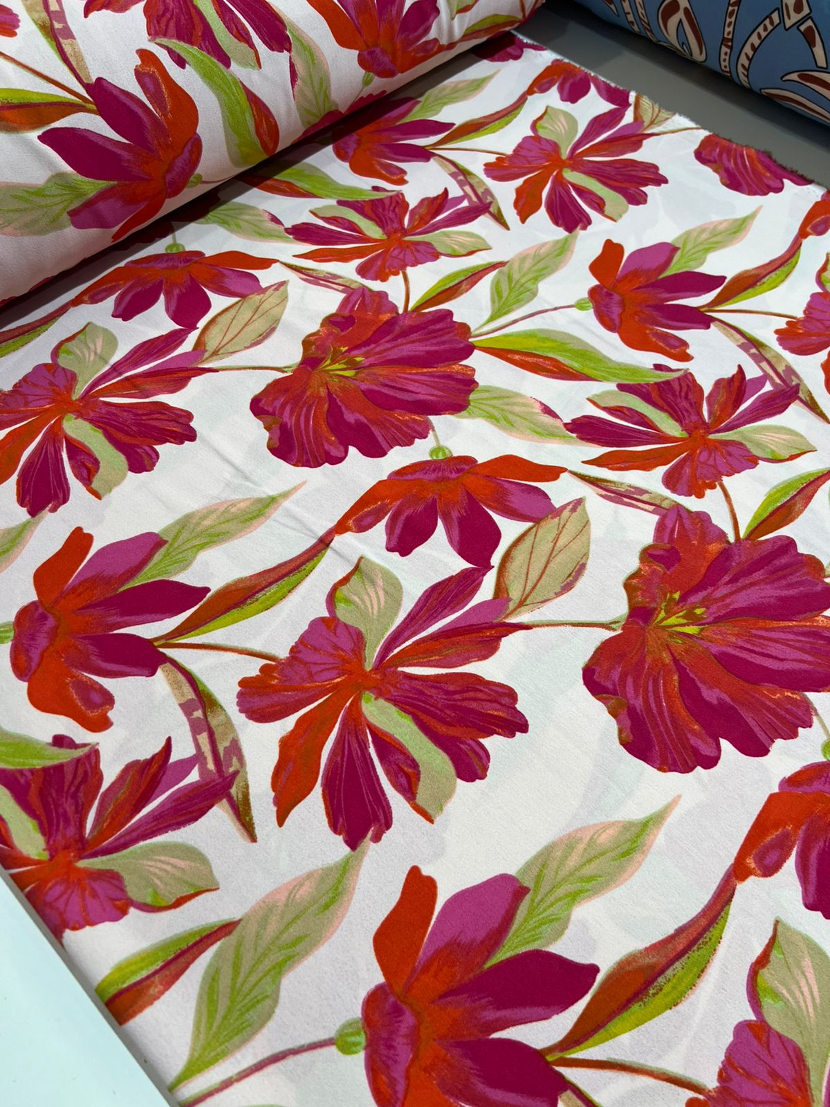 Tecido Crepe Duna Estampado  1,46 lagura