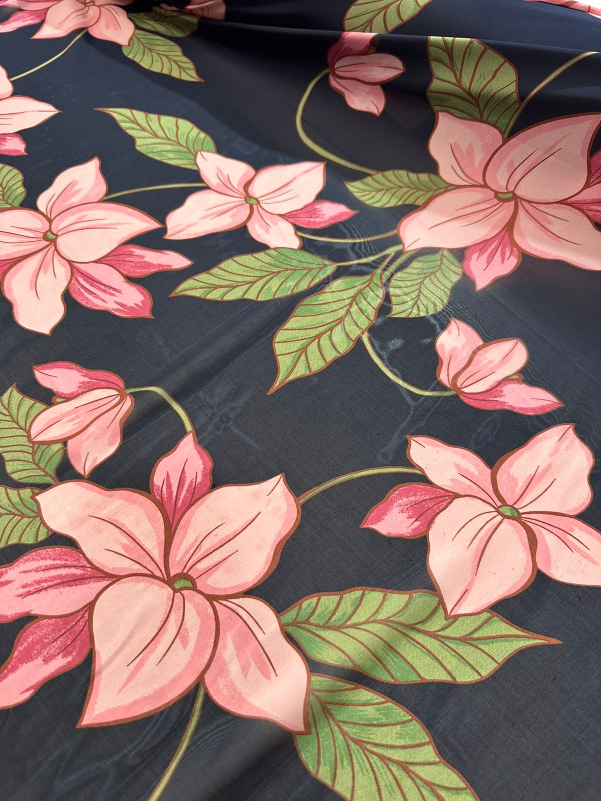 Tecido musseline Chiffon Estampado 1,40 largura