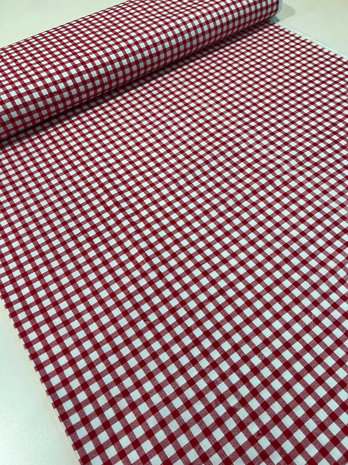 Tecido Tricoline Estampado Xadrez 100% Algodão 50cmx1,50m