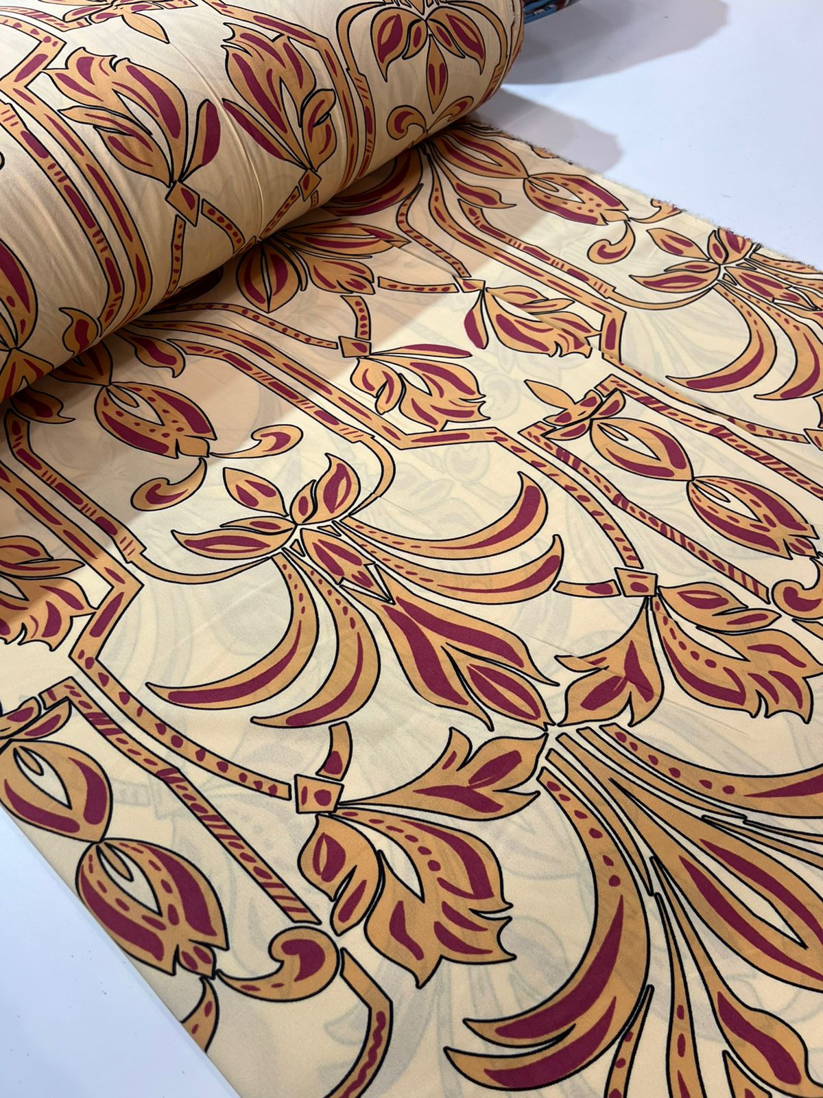 Tecido Crepe Duna Estampado  1,46 lagura