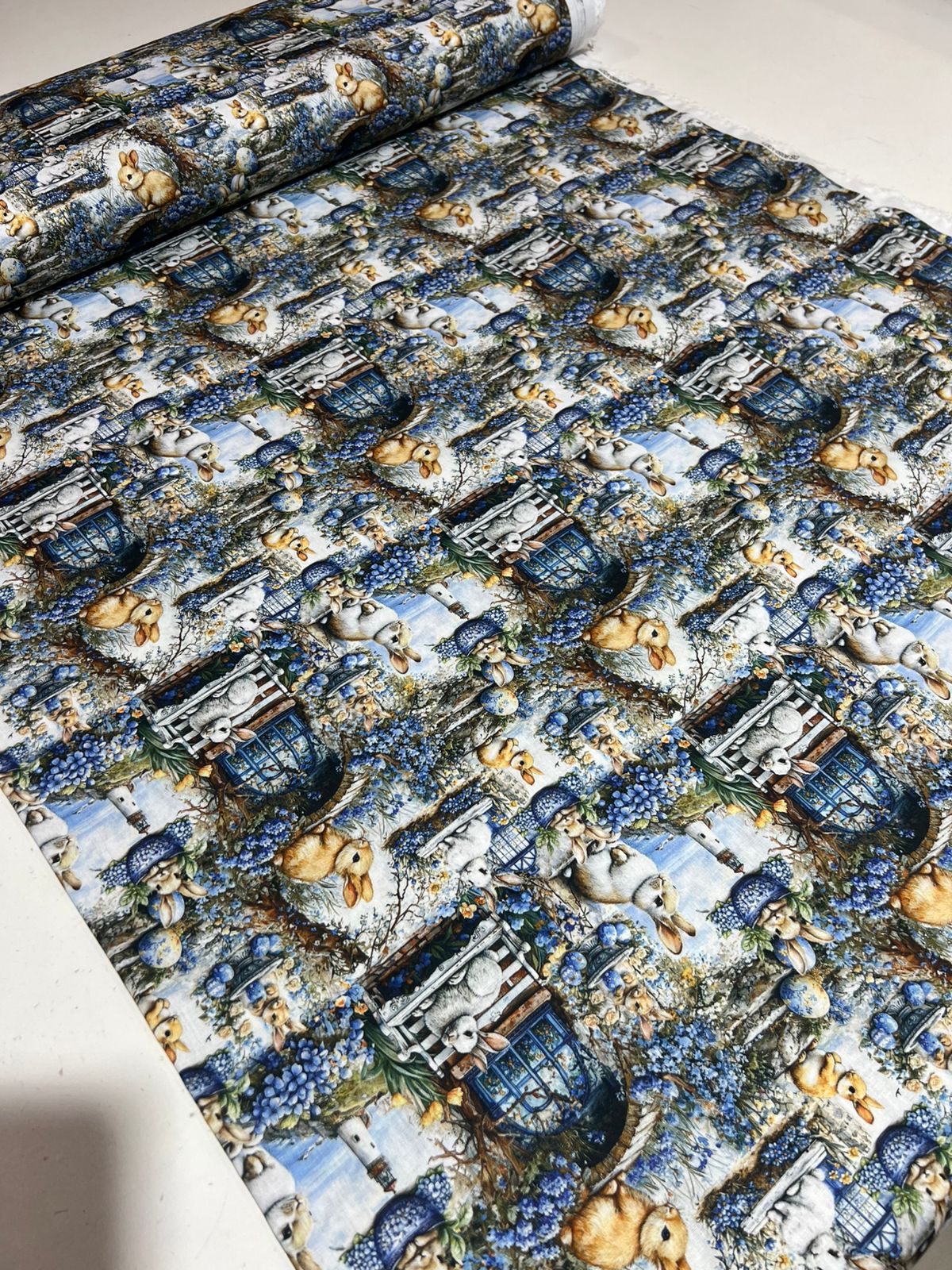 Tricoline 100% Algodão 50cm de comprimento x 1,5 largura padrão Estampas de pascoa