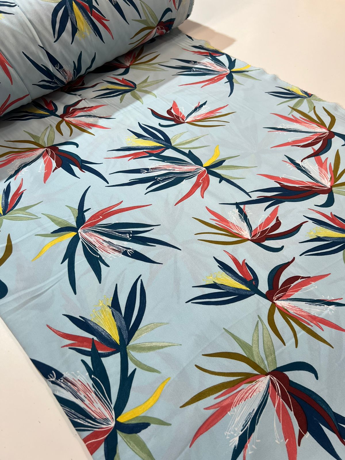 Tecido Crepe Duna Estampado  1,46 lagura