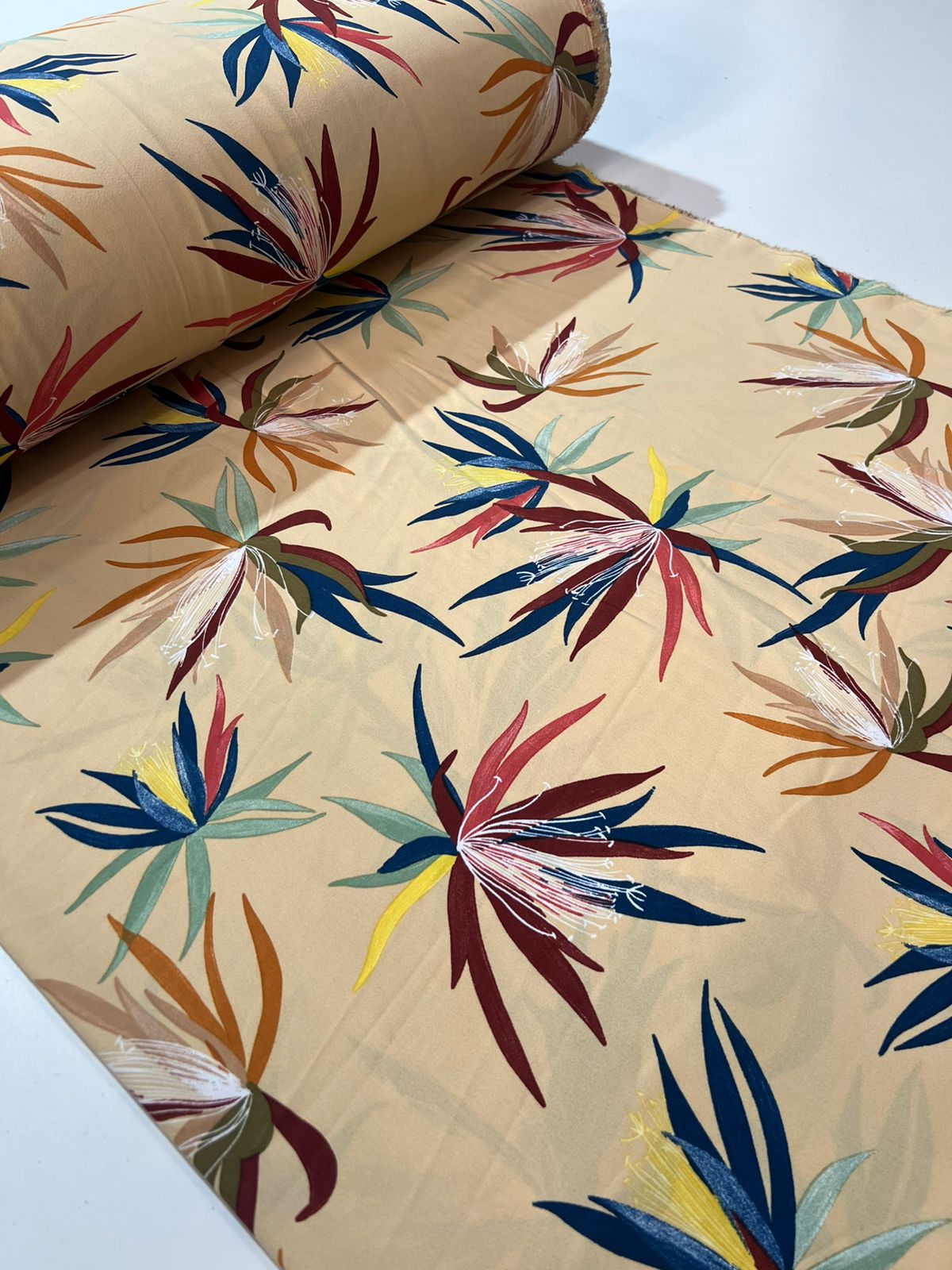 Tecido Crepe Duna Estampado  1,46 lagura