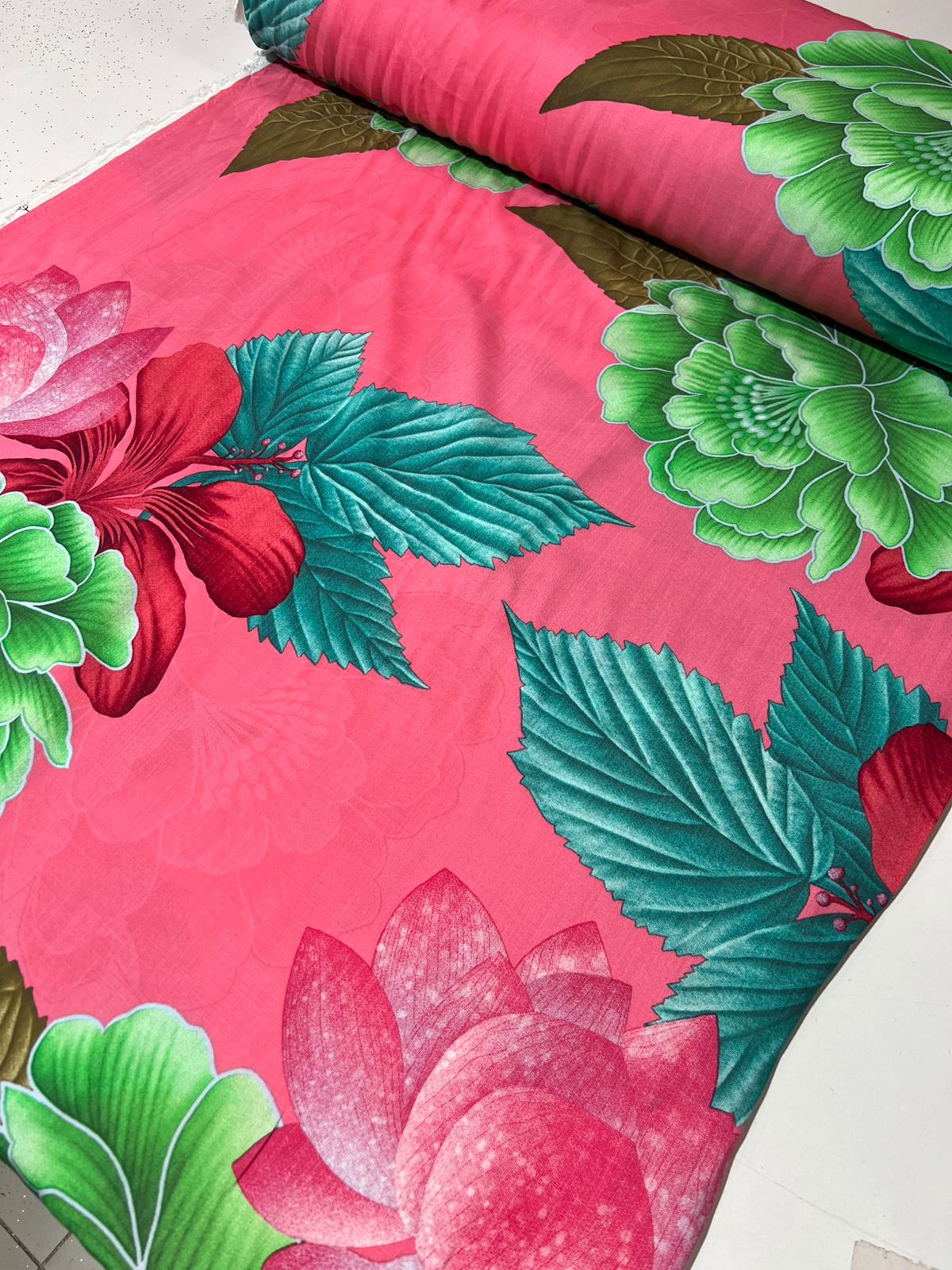 Tecido Viscolinho Estampado 100% Viscose 1,45m largura