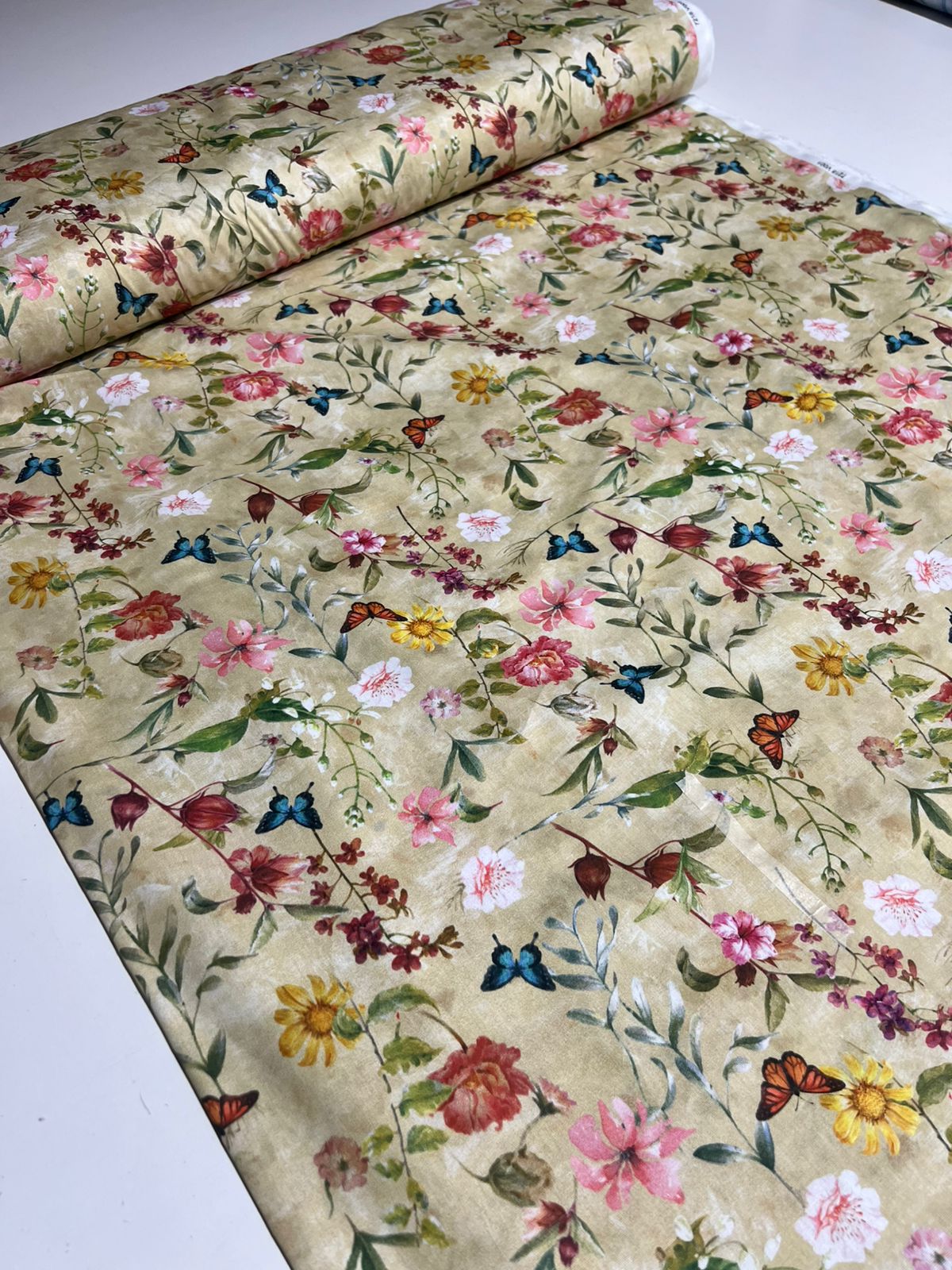 Tecido Tricoline 100% Algodão Estampado 50cmx 1,50m Patchwork Costura Artesanato Alta Qualidade
