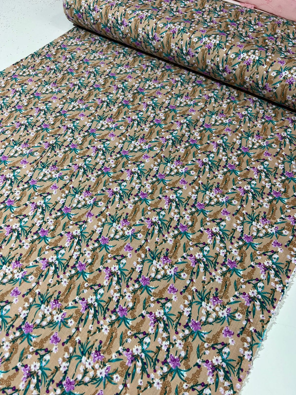 Tecido Viscolinho Estampado 100% Viscose 1,45m largura