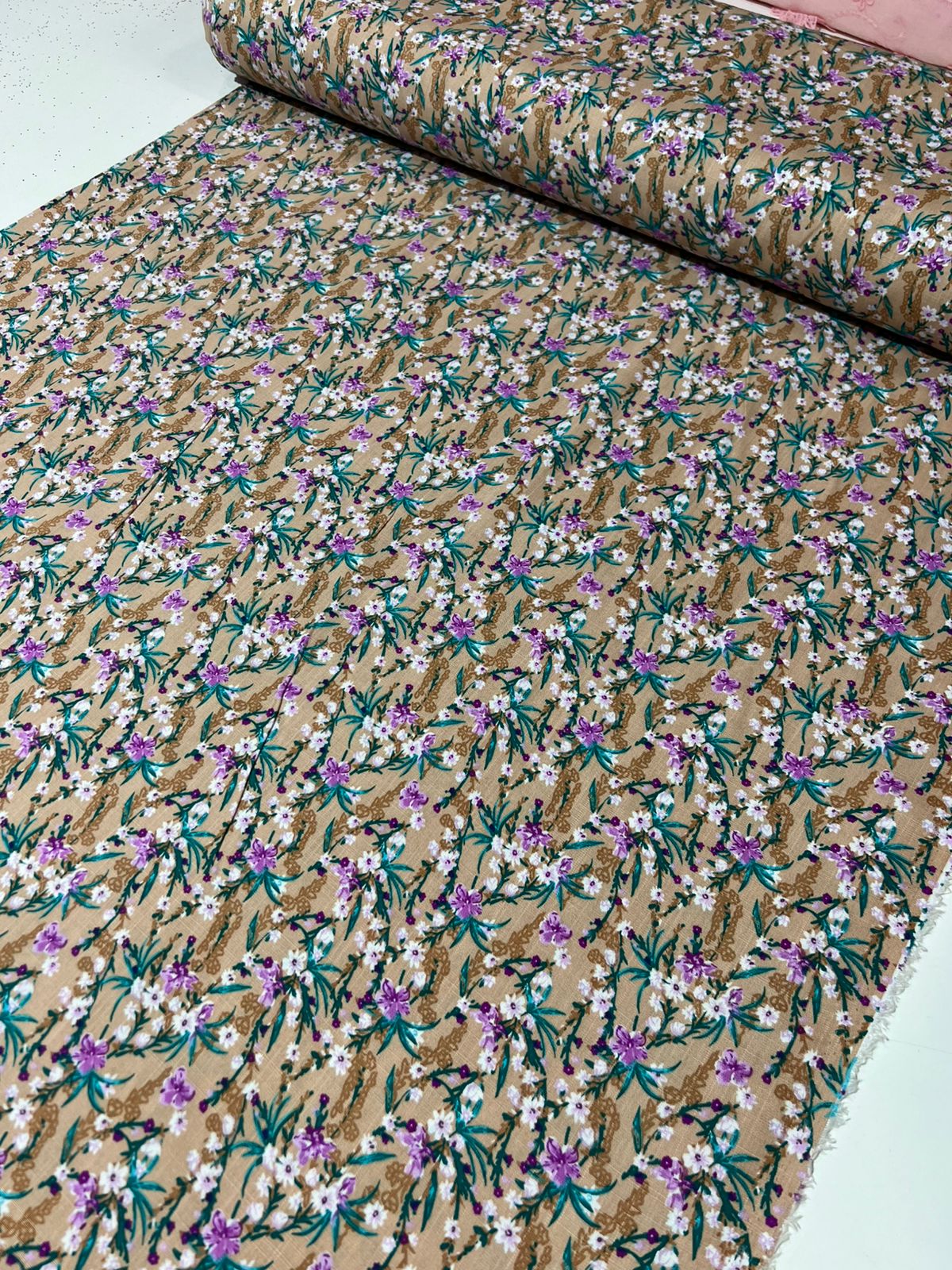 Tecido Viscolinho Estampado 100% Viscose 1,45m largura