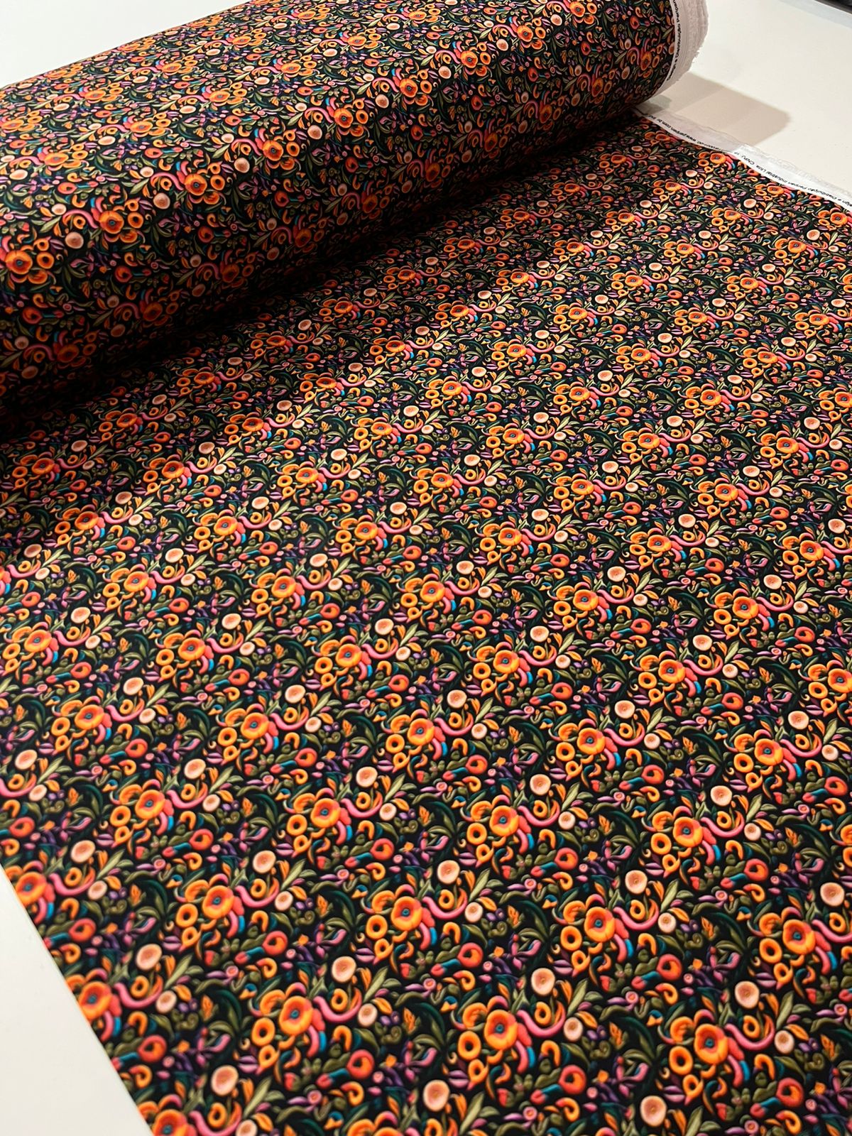Tecido Tricoline  Estampas Digitais 100% Algodão 50cm x 1,50
