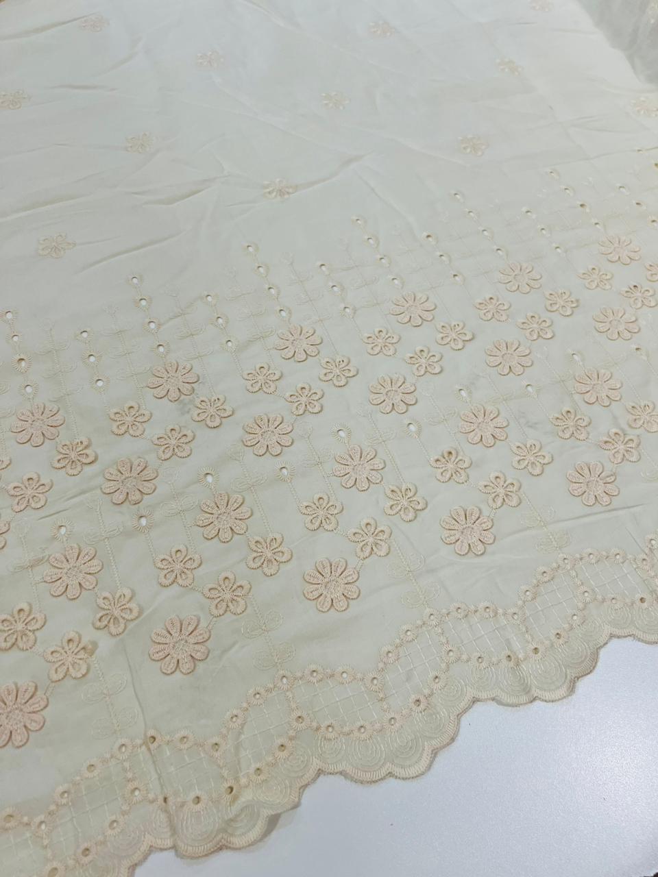 Tecido Laise Barrada 3D premium 100% algodão 1,30m largura
