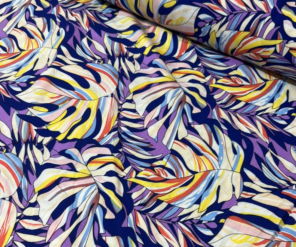 Tecido Viscolinho Estampado 100% Viscose 1,45m largura