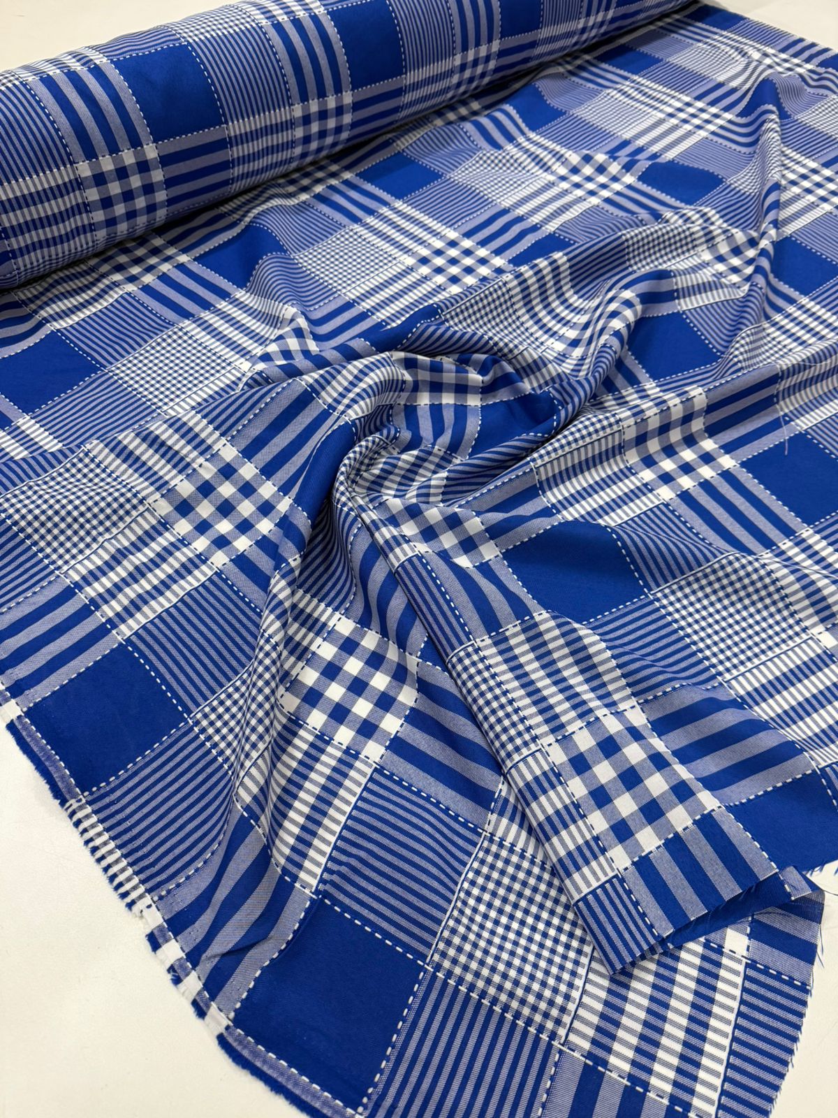 Tecido Oxford Estampado Xadrez  1,50m largura