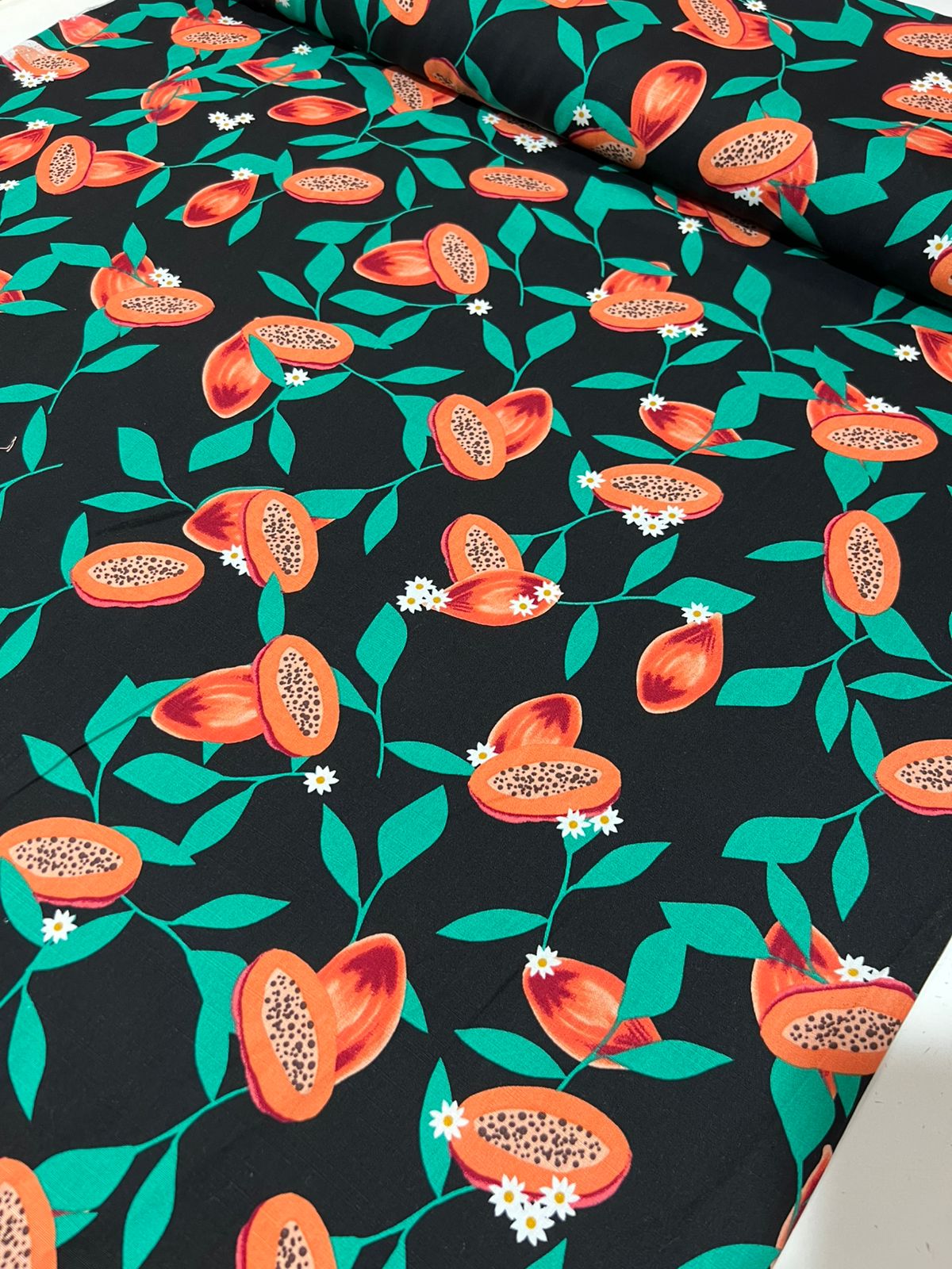 Tecido Viscolinho Estampado 100% Viscose 1,45m largura