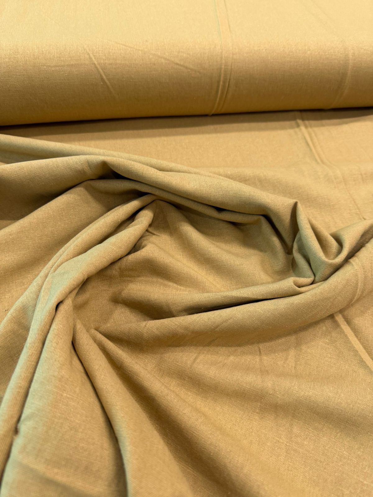 Tecido Linho com Elastano 55% linho 43% viscose 2% elastano 1,40m largura