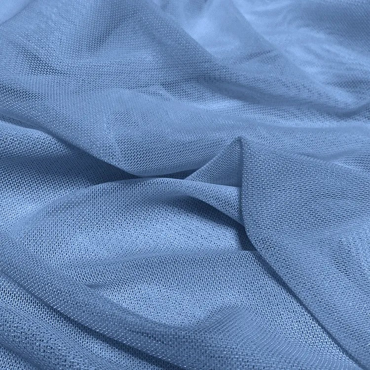 Tecido tule de malha microtule com elastano 1.60m largura