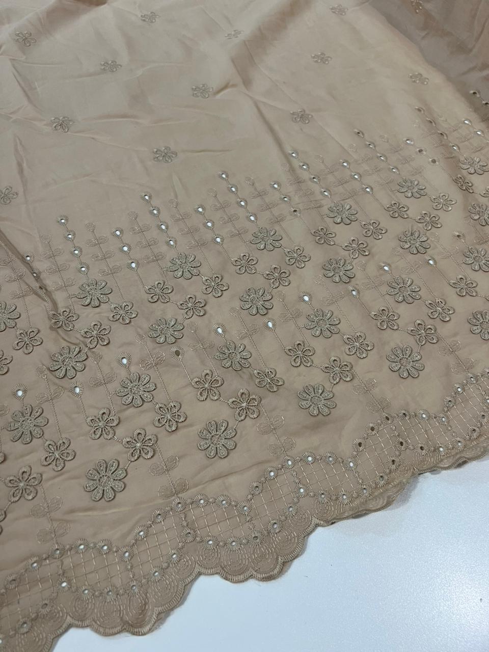 Tecido Laise Barrada 3D premium 100% algodão 1,30m largura