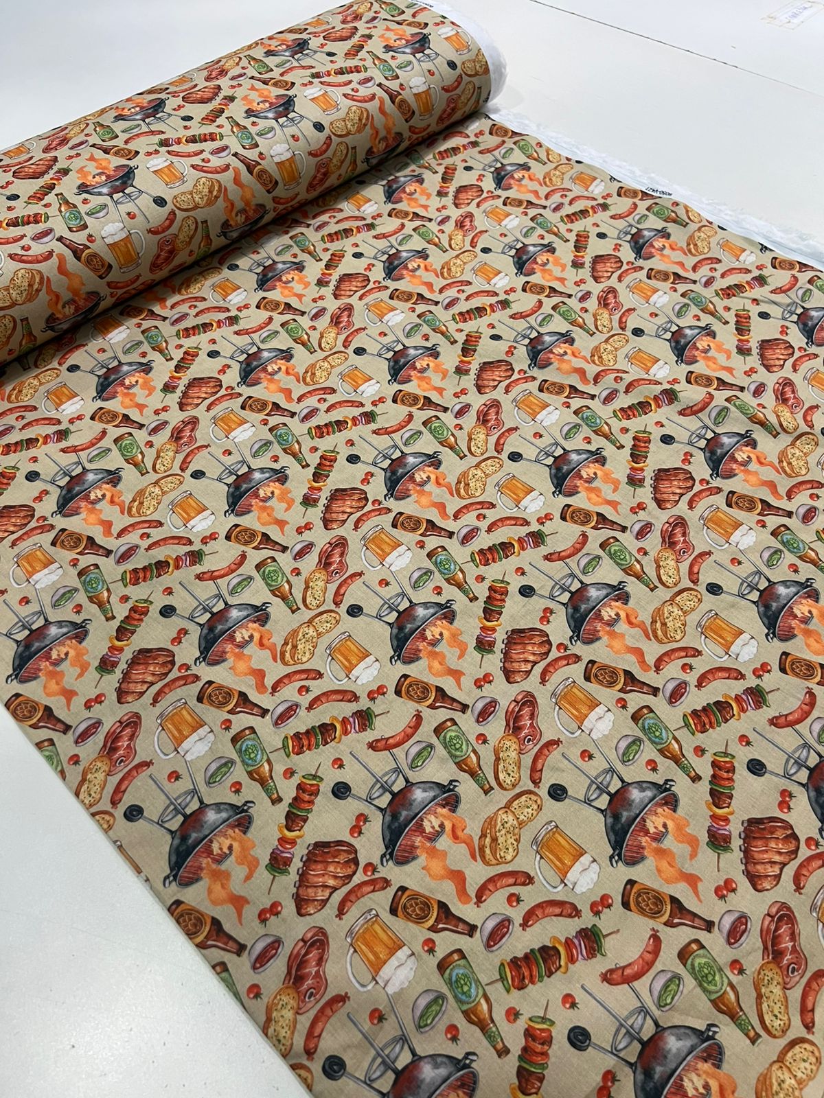 Tecido Tricoline 100% Algodão Estampado 50cmx 1,50m Patchwork Costura Artesanato Alta Qualidade