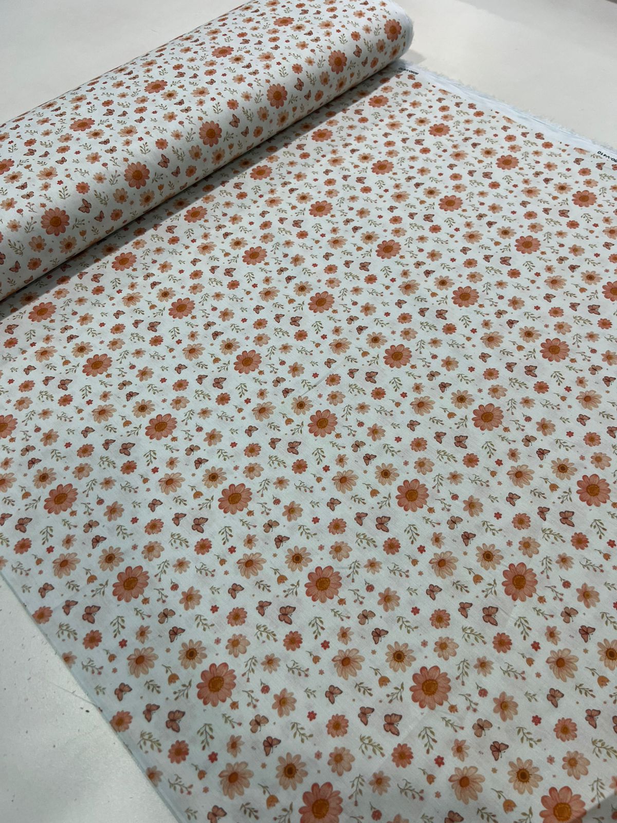 Tecido Tricoline 100% Algodão Estampado 50cmx 1,50m Patchwork Costura Artesanato Alta Qualidade