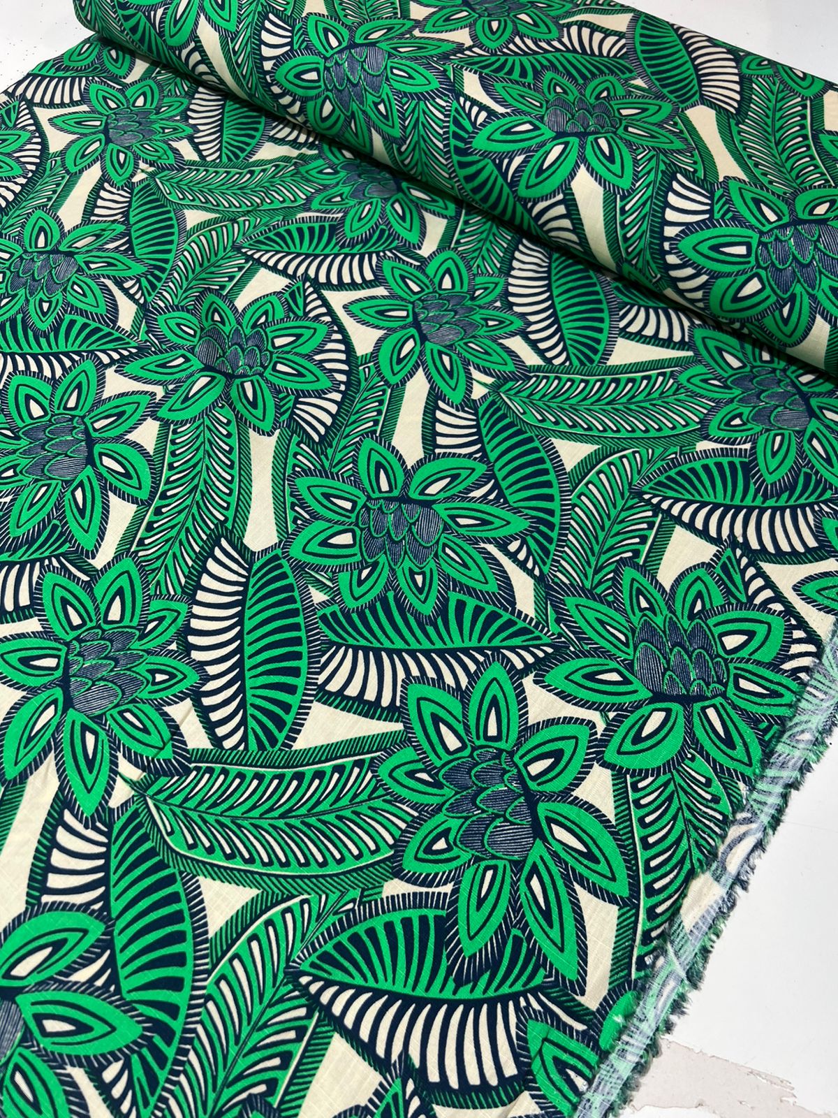 Tecido Viscolinho Estampado 100% Viscose 1,45m largura