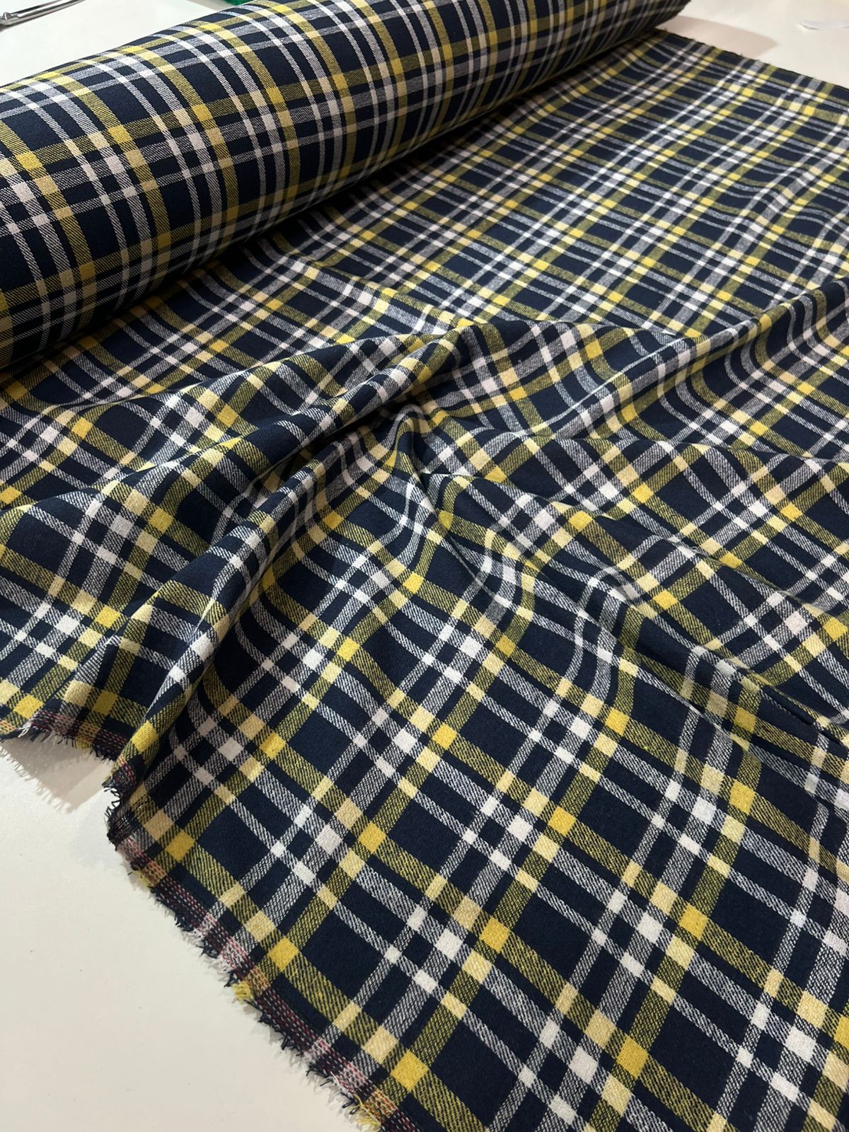 Tecido Flanela Xadrez Flanelado 1,40m largura