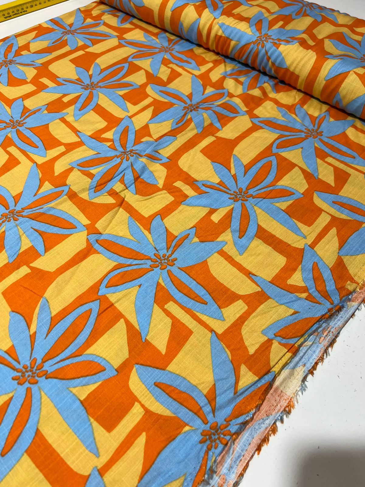Tecido Viscolinho Estampado 100% Viscose 1,45m largura