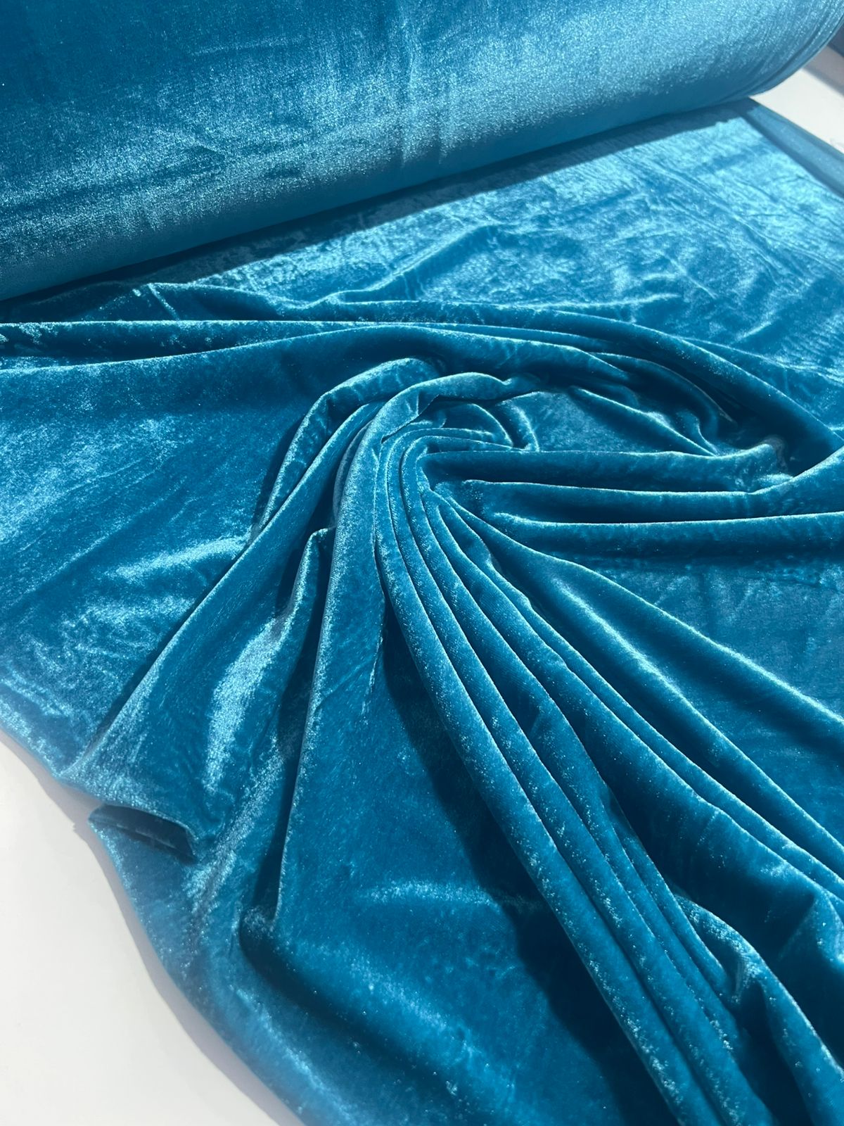 Tecido Veludo Molhado cristal Spandex 1,50m largura