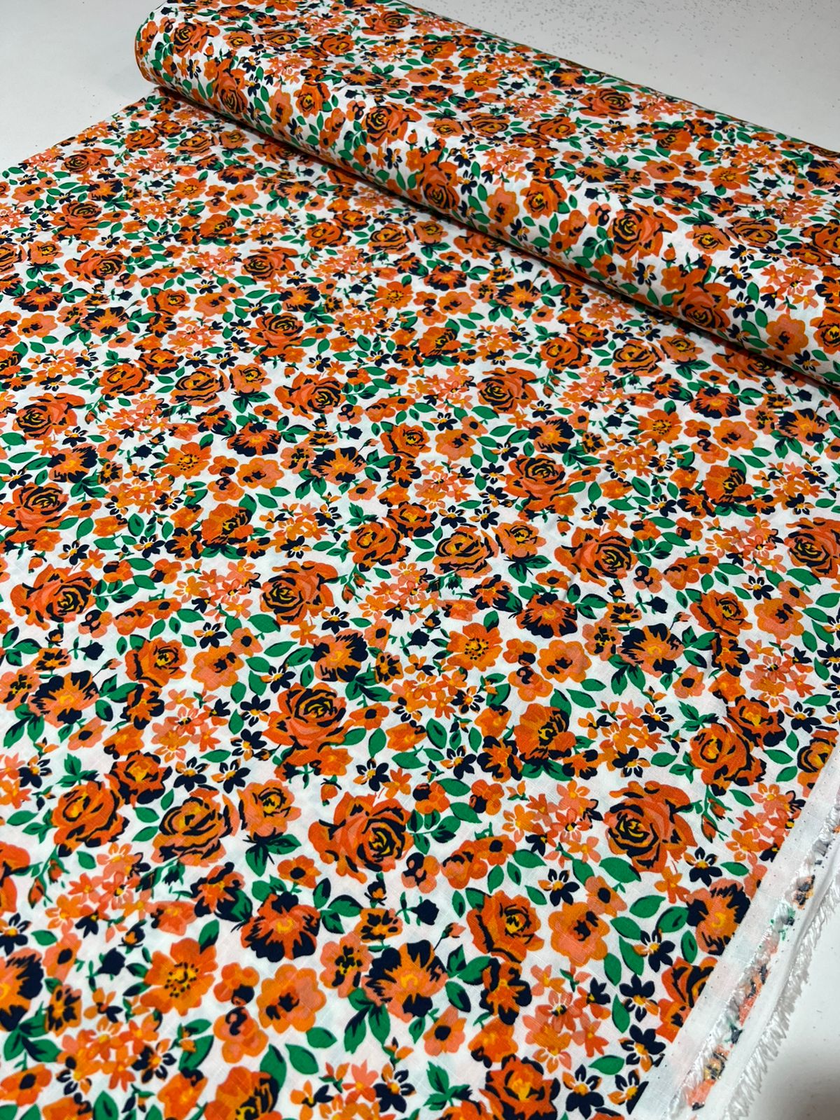 Tecido Viscolinho Estampado 100% Viscose 1,45m largura