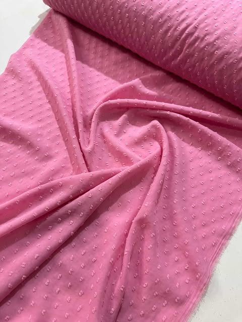 Tecido Musseline Chiffon Poá Pipoquinha  1,47m largura