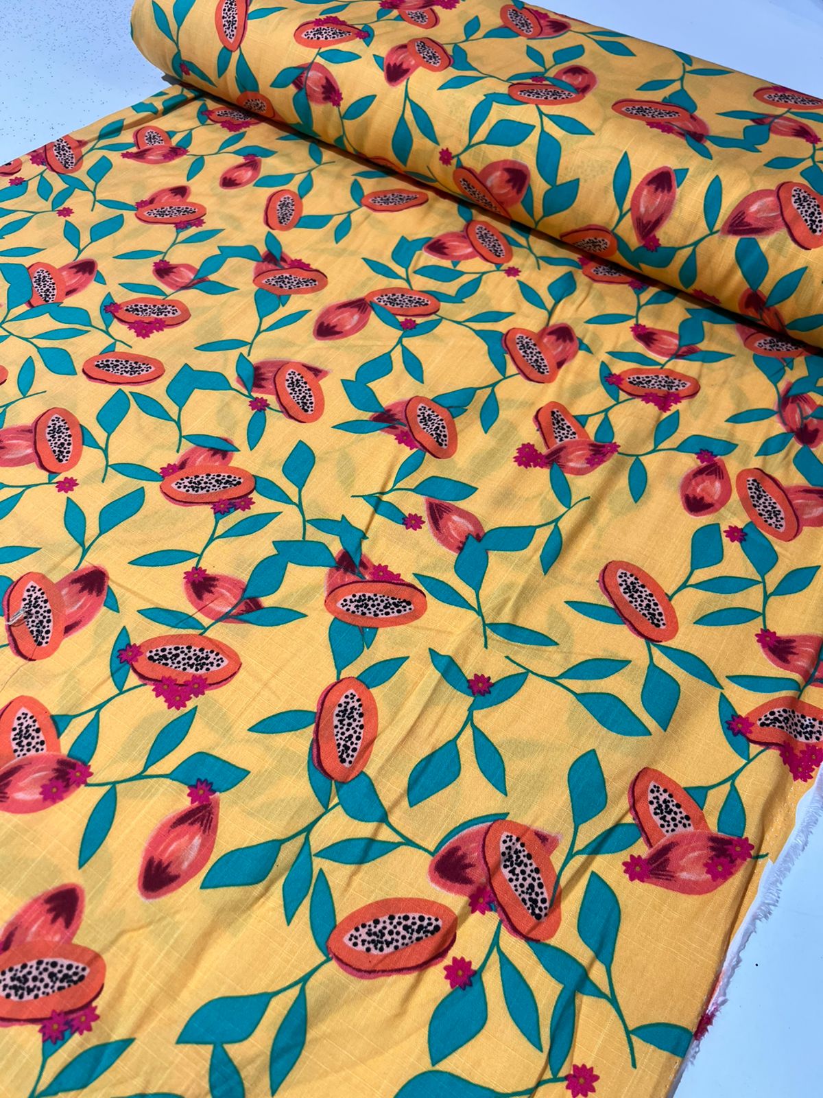 Tecido Viscolinho Estampado 100% Viscose 1,45m largura