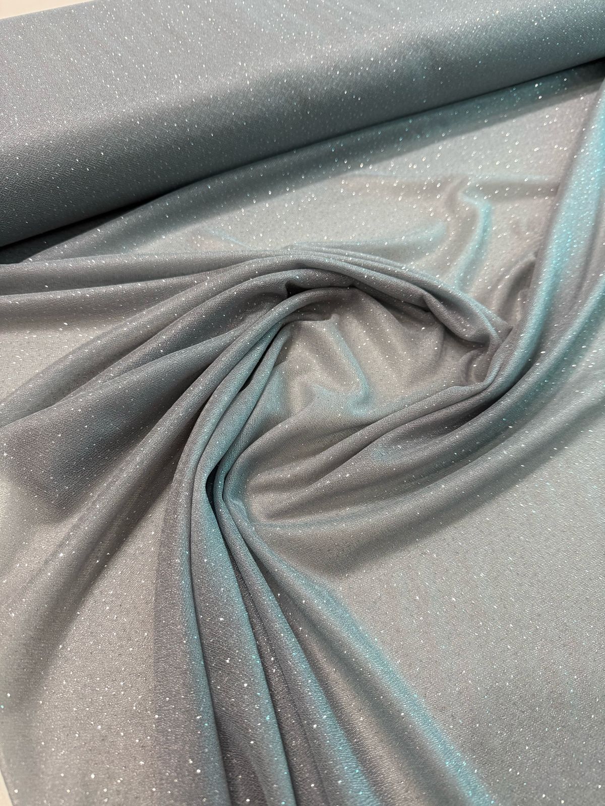 Tecido Malha glitter com Elastano 1,50m largura