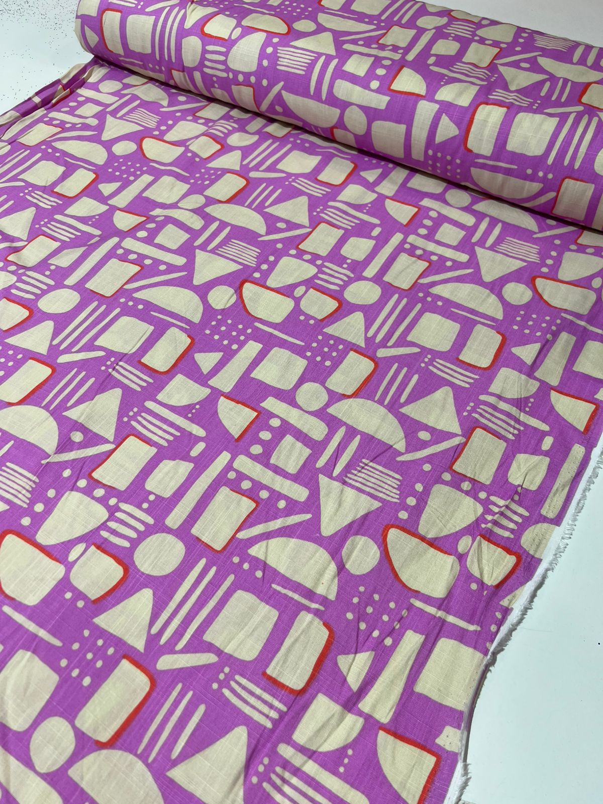 Tecido Viscolinho Estampado 100% Viscose 1,45m largura