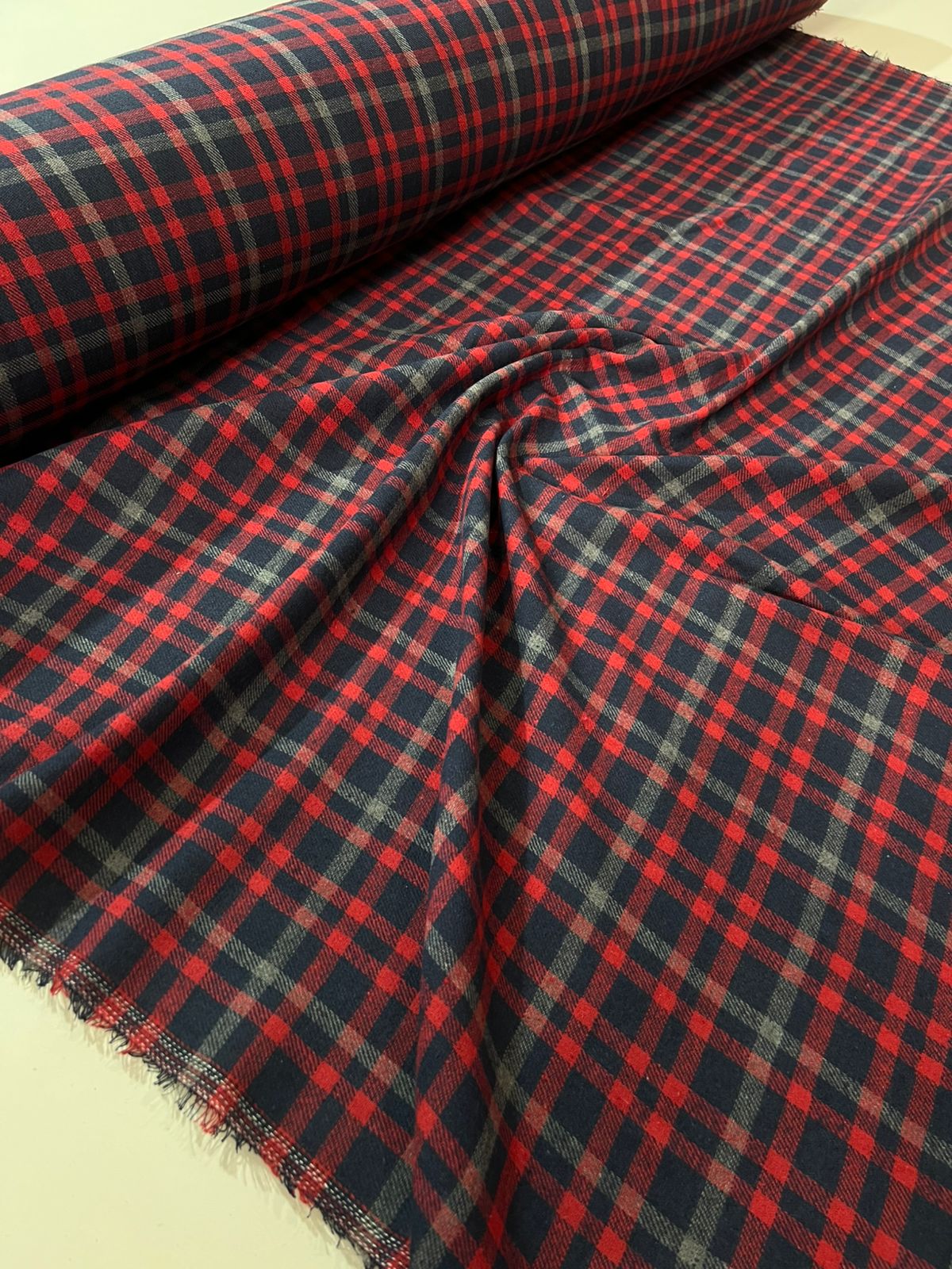 Tecido Flanela Xadrez Flanelado 1,40m largura