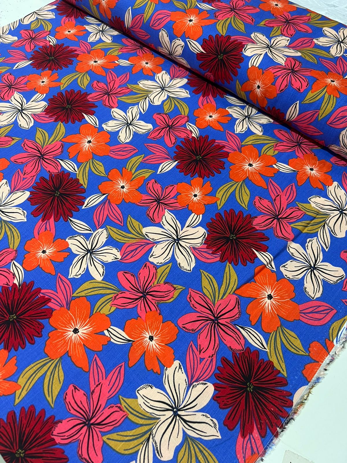 Tecido Viscolinho Estampado 100% Viscose 1,45m largura