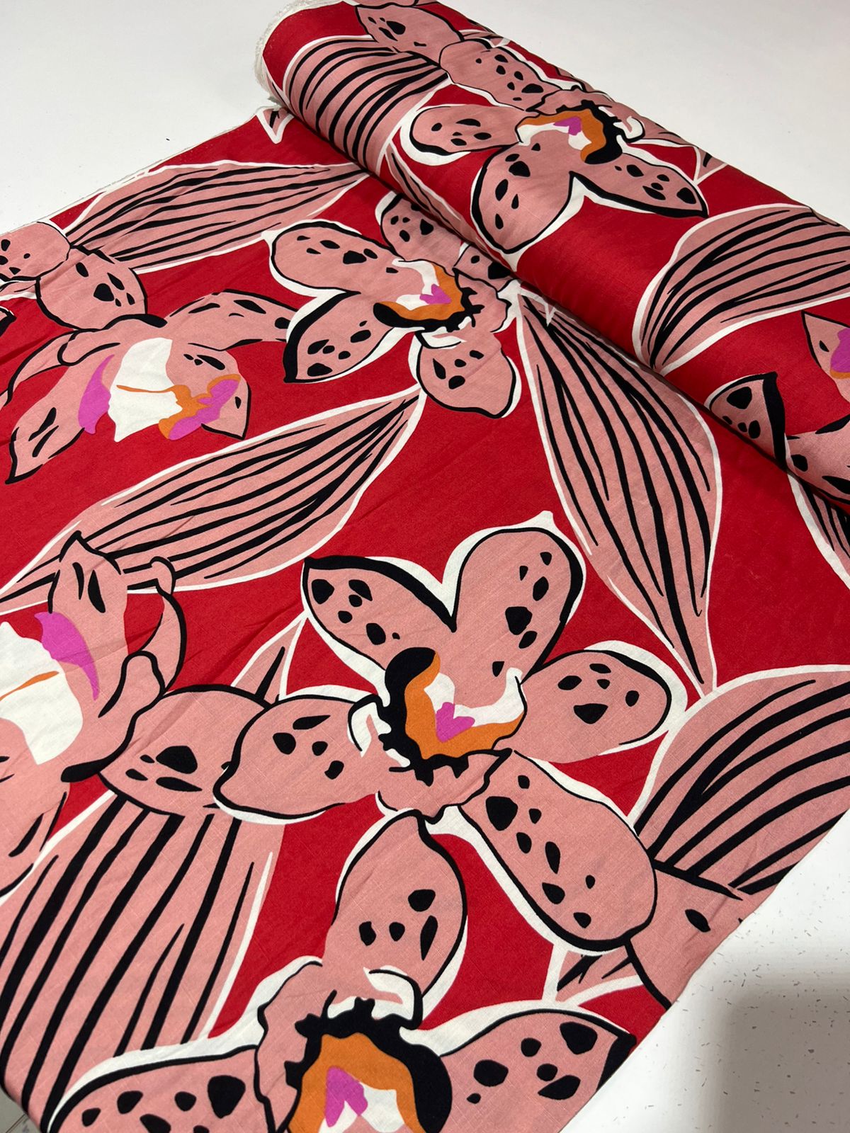 Tecido Viscolinho Estampado 100% Viscose 1,45m largura