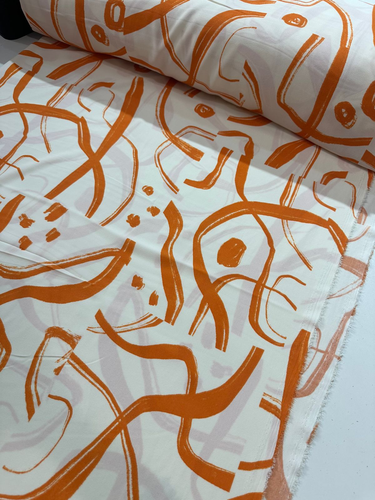 Tecido Crepe Duna Estampado  1,46 lagura