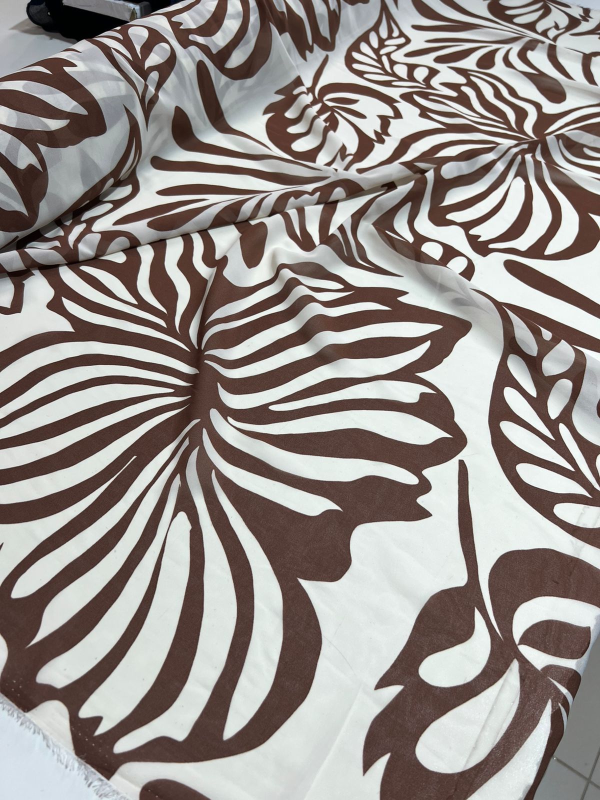Tecido Crepe Georgette Estampado 1,50m largura