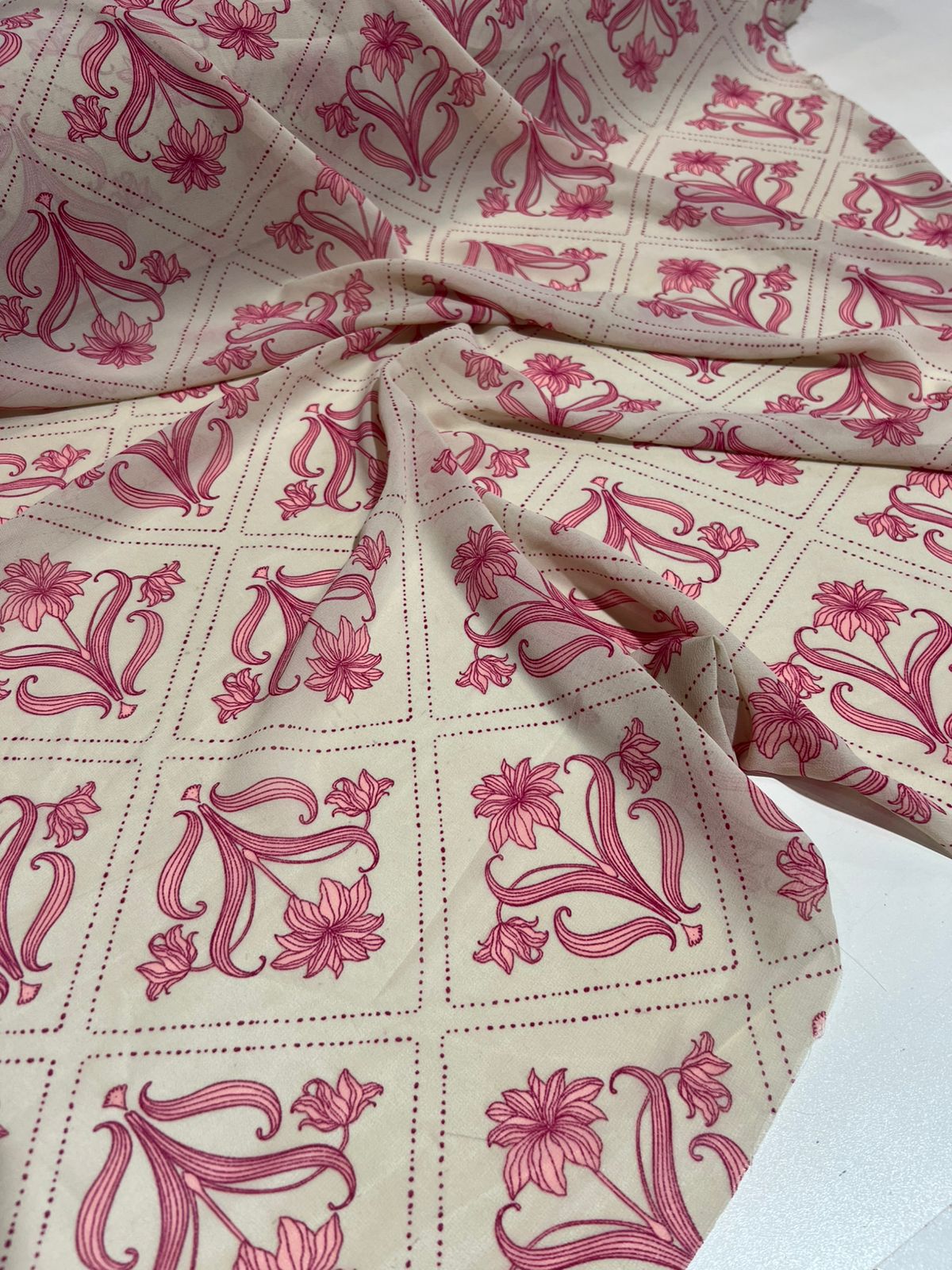 Tecido musseline Chiffon Estampado 1,40 largura