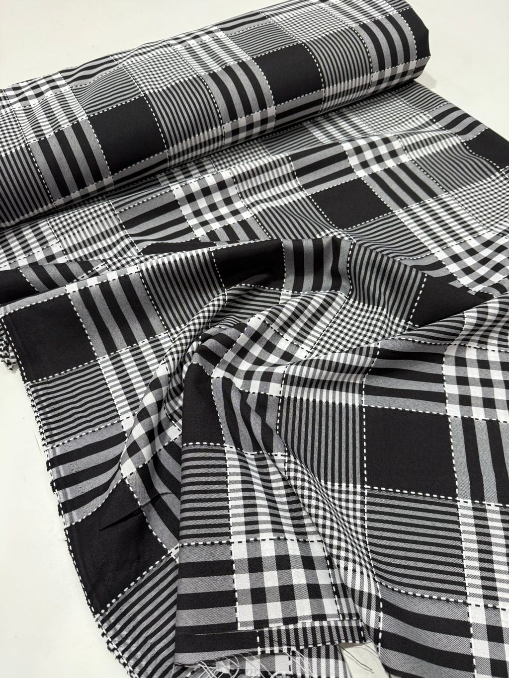 Tecido Oxford Estampado Xadrez  1,50m largura