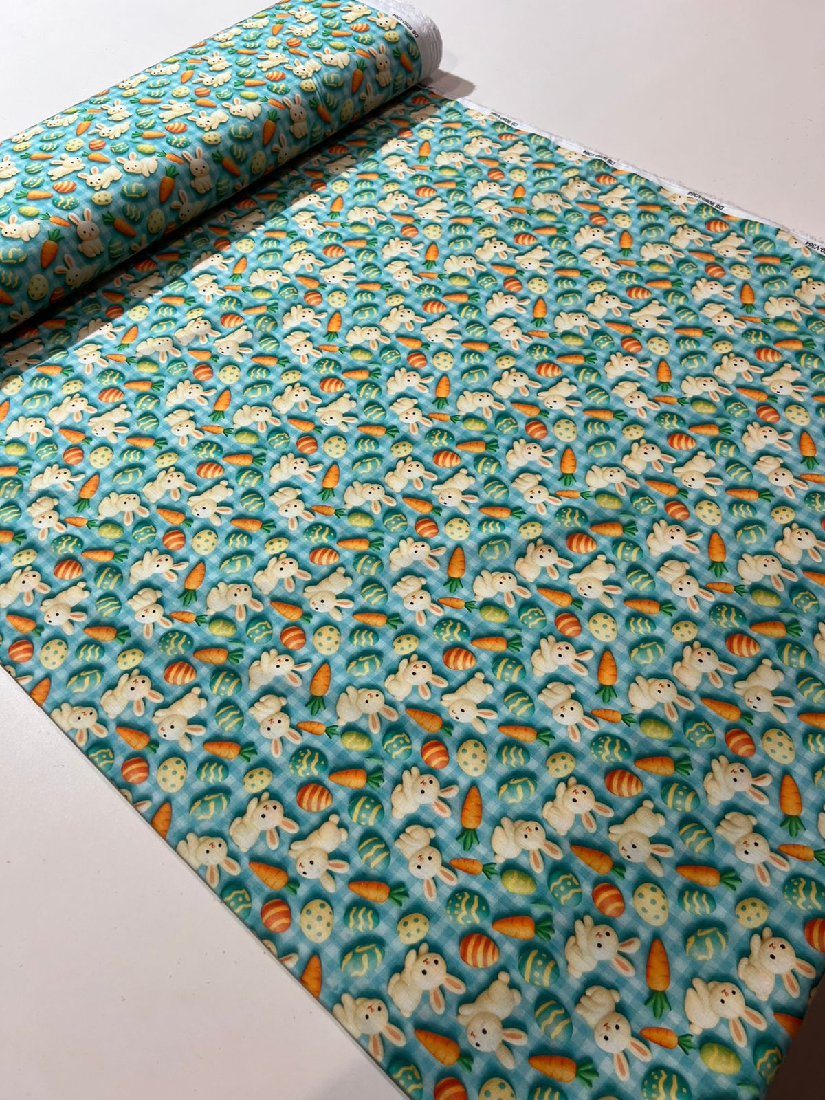 Tricoline 100% Algodão 50cm de comprimento x 1,5 largura padrão Estampas de pascoa