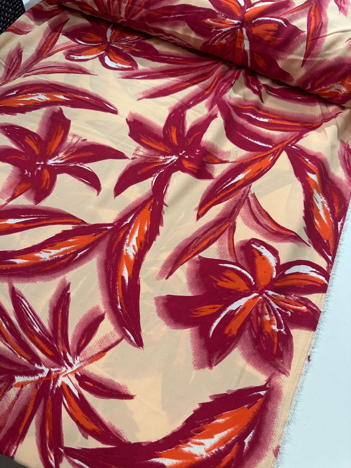 Tecido Crepe Duna Estampado  1,46 lagura