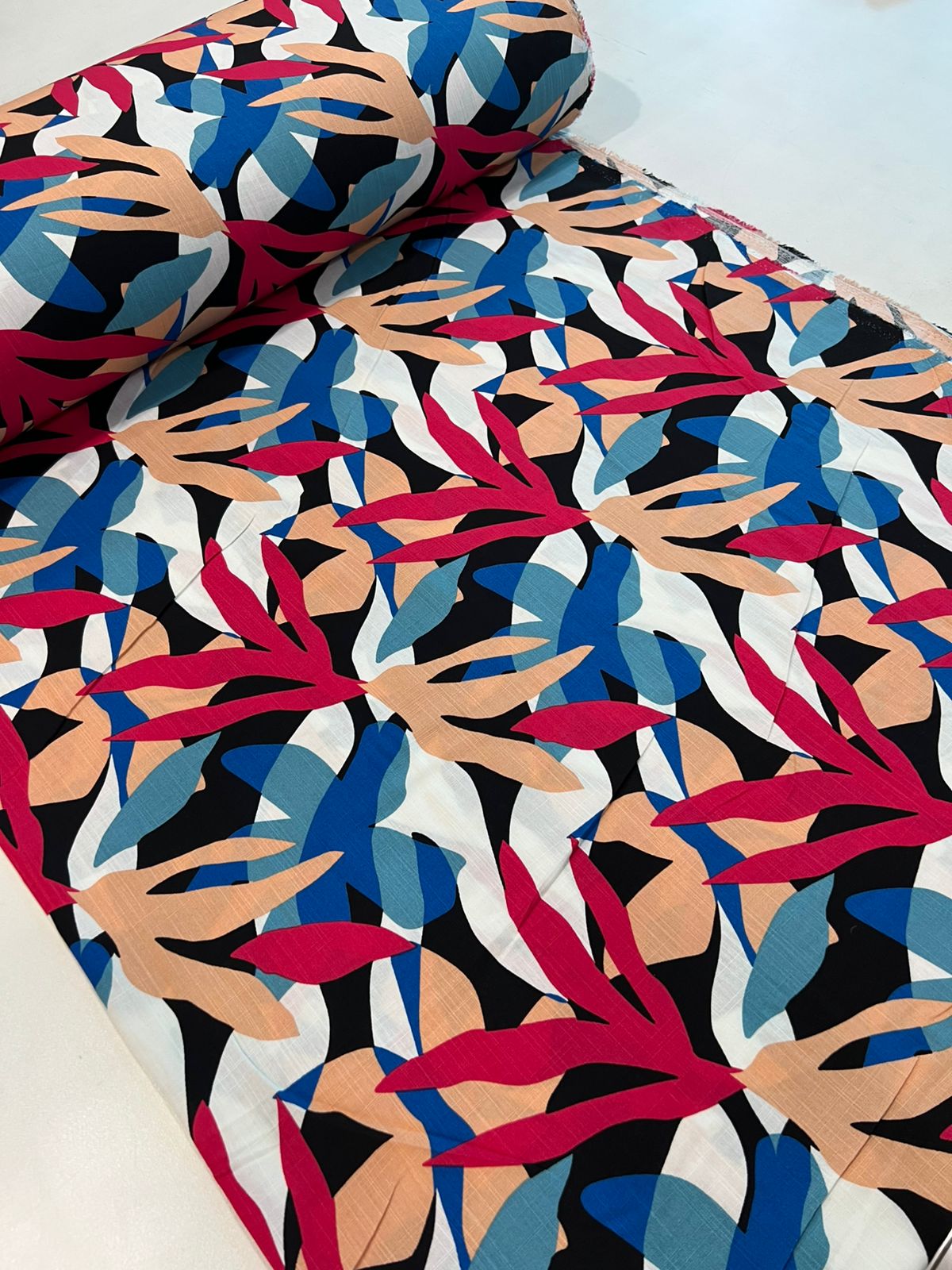 Tecido Viscolinho Estampado 100% Viscose 1,45m largura