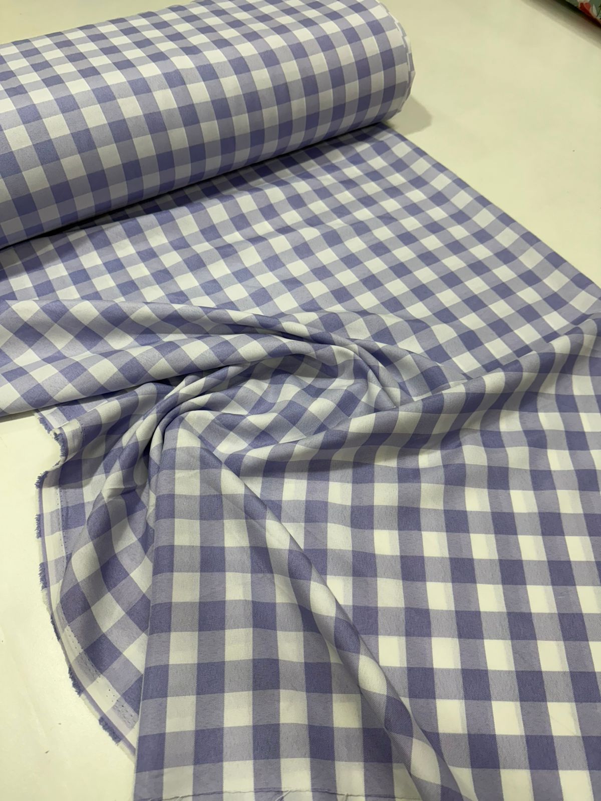 Tecido Oxford Estampado Xadrez  1,50m largura
