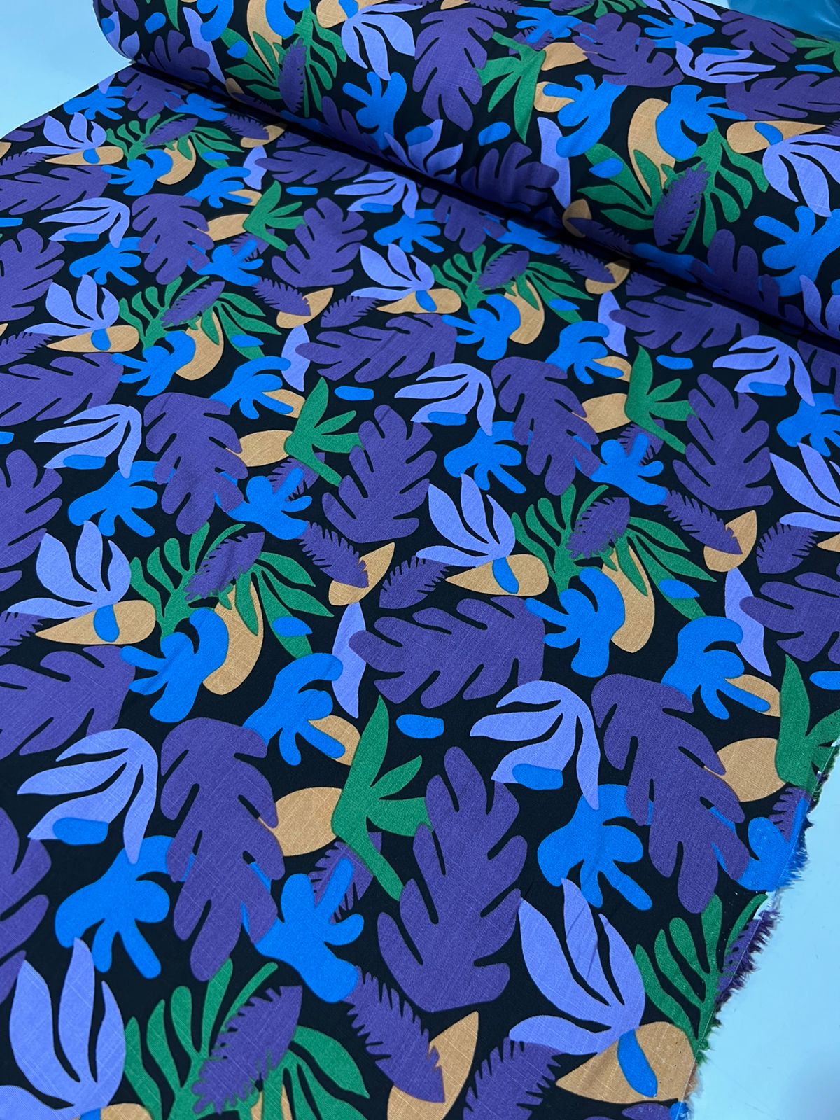Tecido Viscolinho Estampado 100% Viscose 1,45m largura