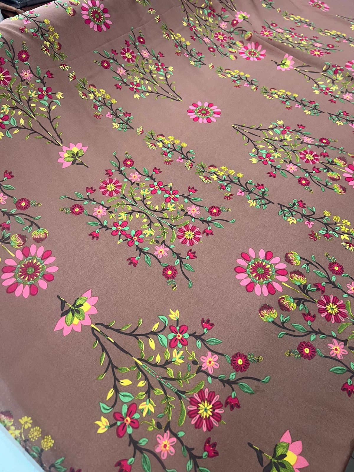 Tecido Crepe Georgette Estampado 1,50m largura