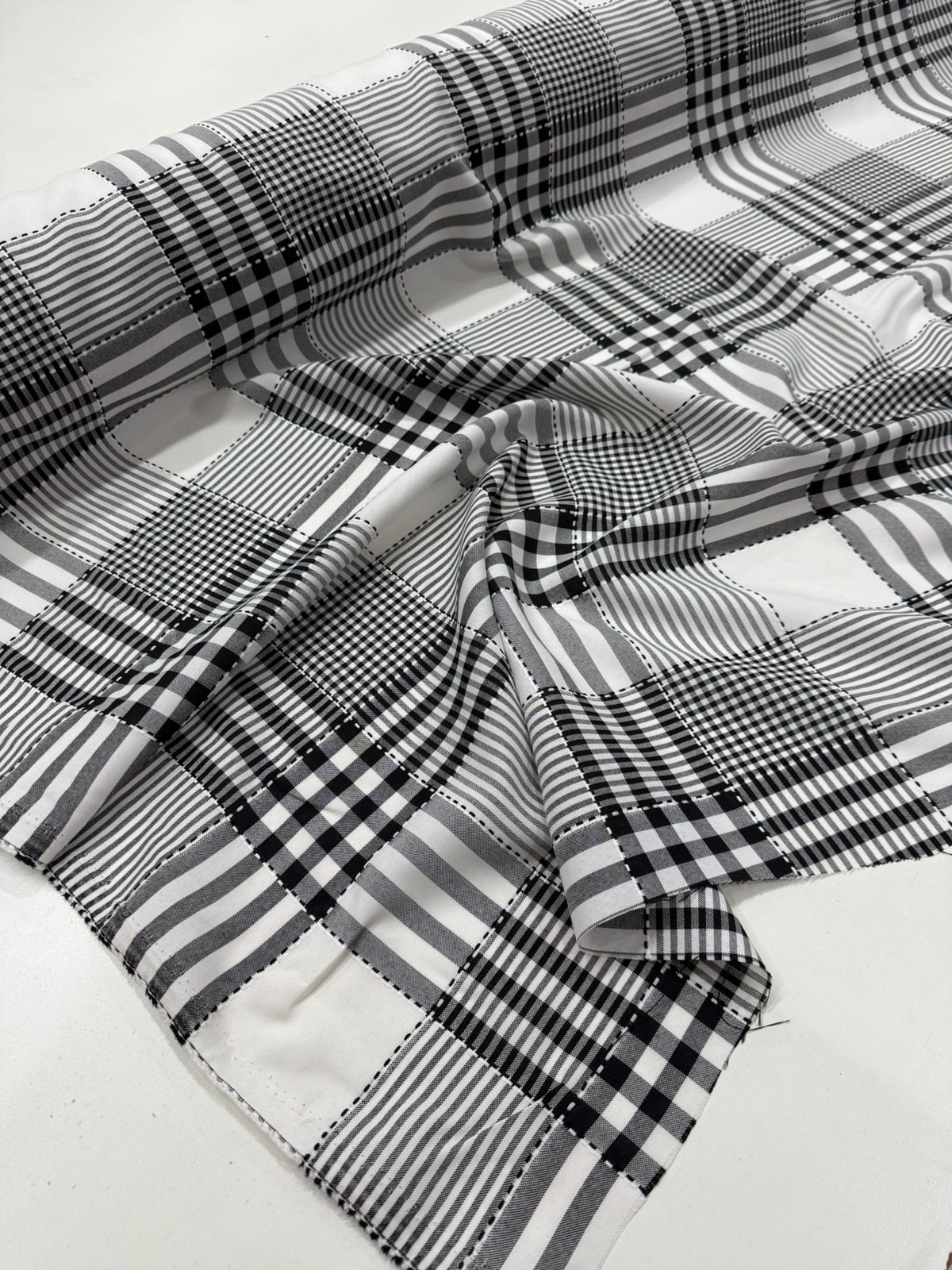 Tecido Oxford Estampado Xadrez  1,50m largura