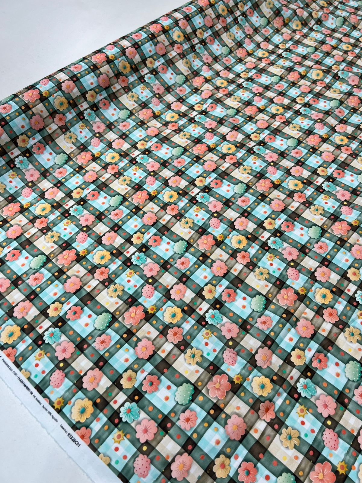 Tecido Tricoline  Estampas Digitais 100% Algodão 50cm x 1,50