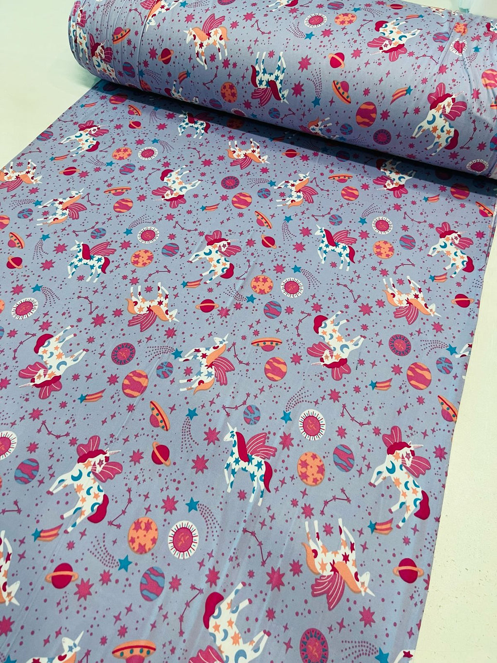 Tecido Malha para pijama estampada Suede Light Ultra Macio 1,60m largura