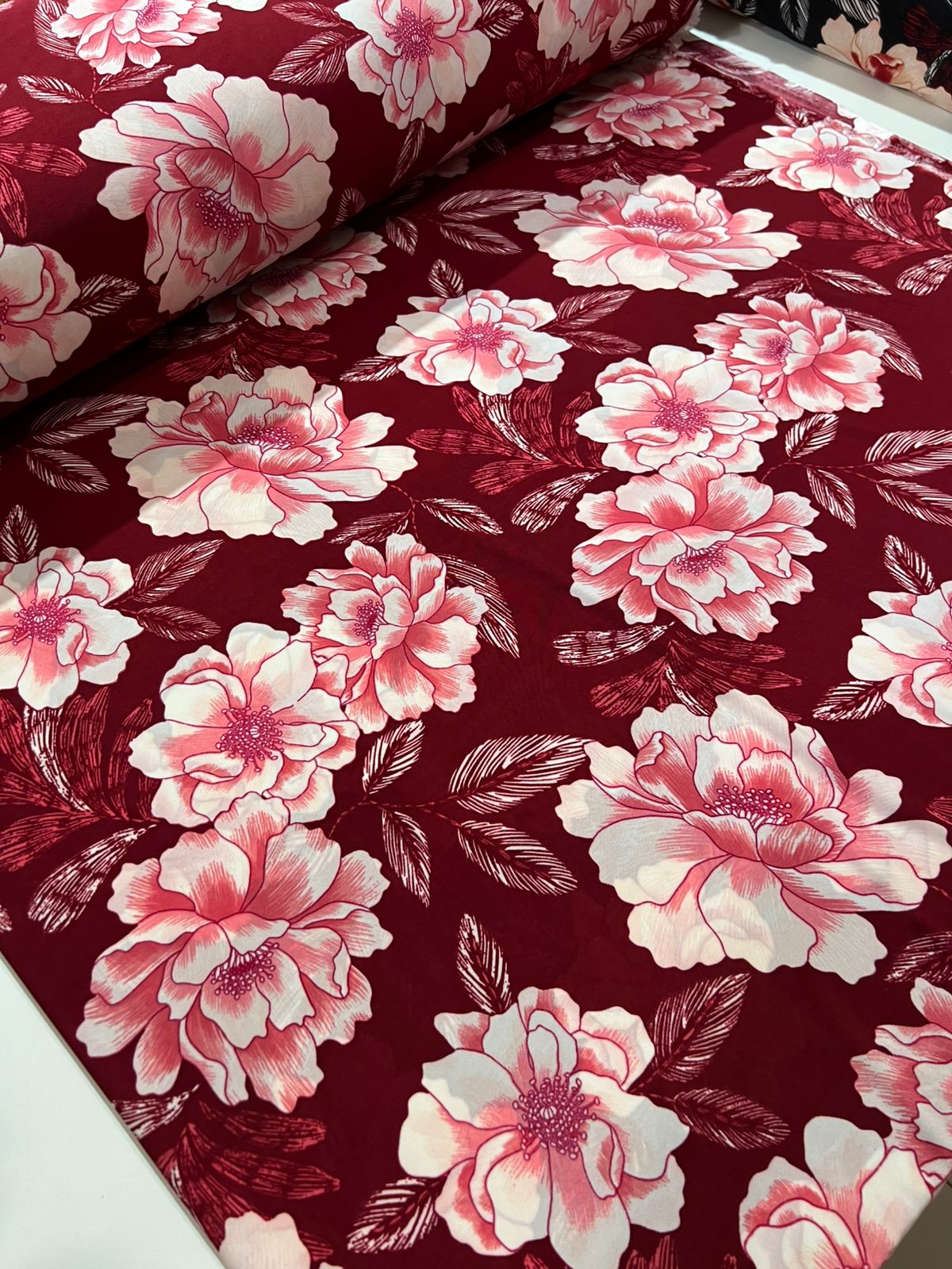 Tecido Liganete estampada Malha fria 1,60m largura