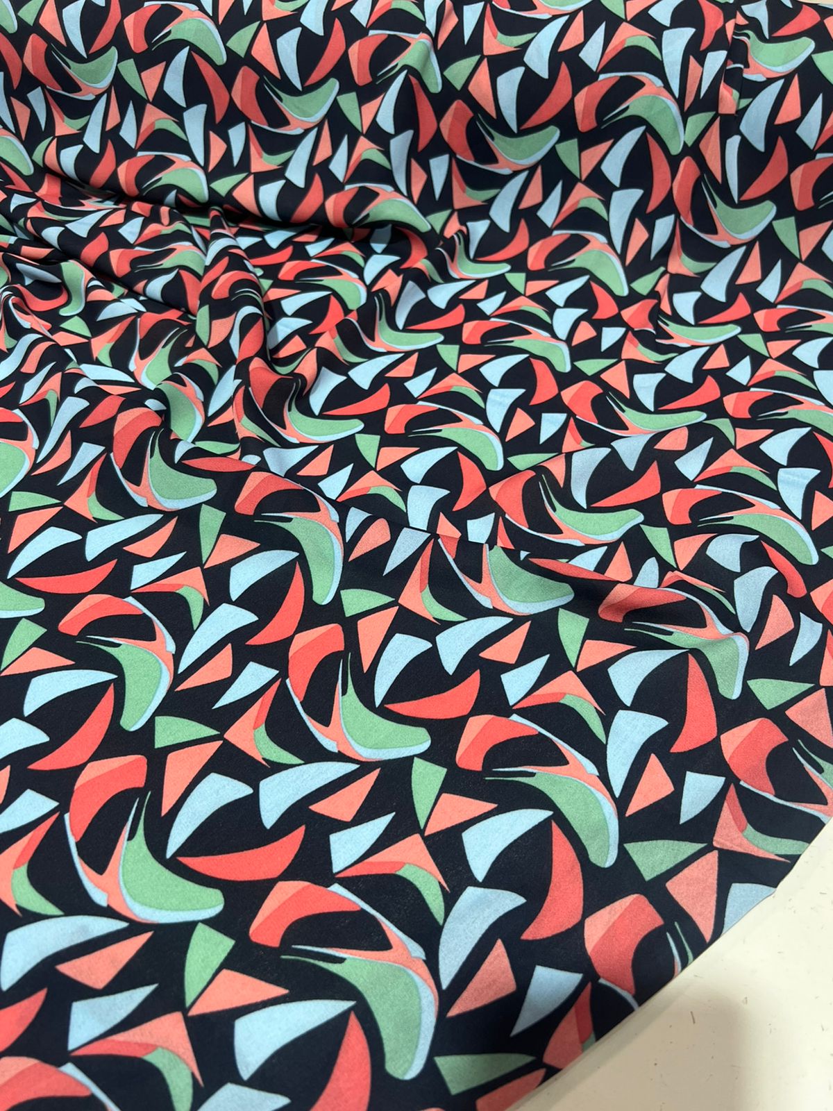 Tecido Crepe Georgette Estampado 1,50m largura