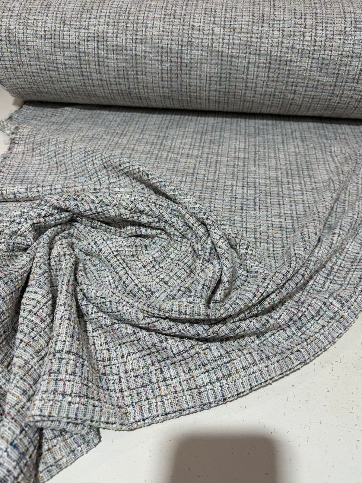 Tecido Malha Tweed  1,50m largura