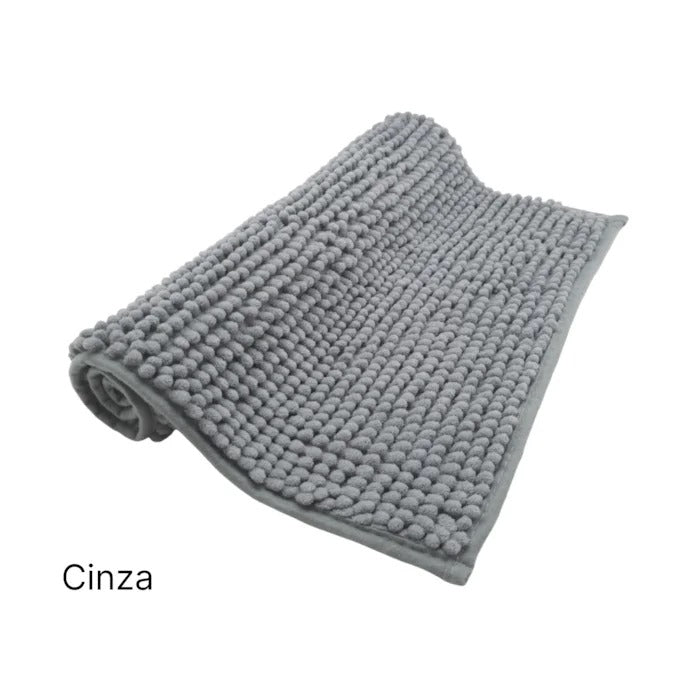 Tapete de Banheiro Antiderrapante Microfibra 40 x 60